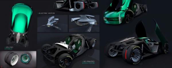 «Голый» Jaguar. Дизайнеры представили автомобиль будущего (ФОТО)