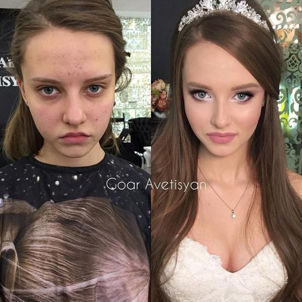 Удивительное преображение: до и после макияжа (ФОТО)