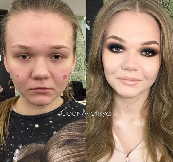 Удивительное преображение: до и после макияжа (ФОТО)