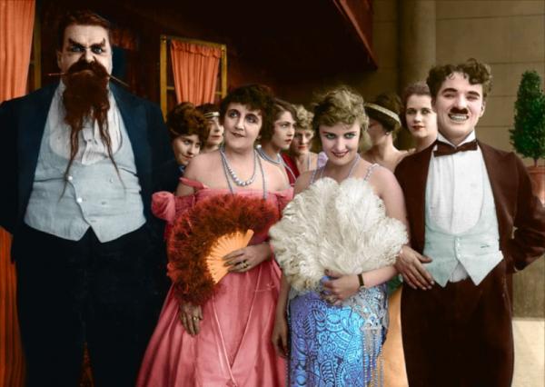10 редких цветных фотографий Чарли Чаплина (ФОТО)
