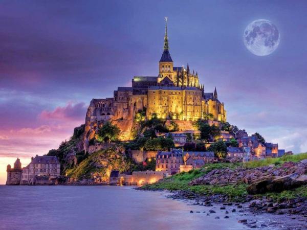 Замок Мон-Сен-Мишель	- одно из самых красивых мест во Франции (ФОТО)