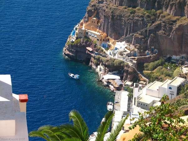 Туристический рай: волшебный остров Санторини (ФОТО)