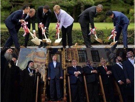 «Путин и византийский гроб»: В сети поиздевались над президентом РФ (ФОТО)