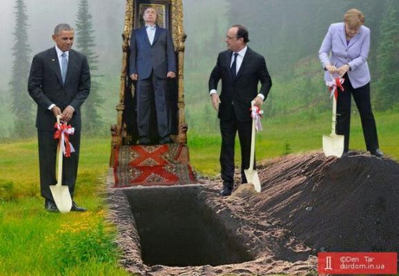 «Путин и византийский гроб»: В сети поиздевались над президентом РФ (ФОТО)