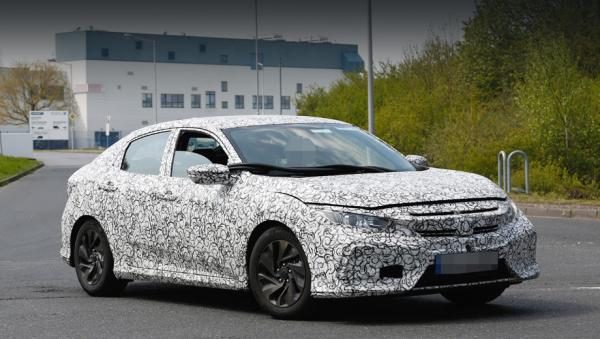 Хэтчбек Honda Civic 1.0 замечен на испытаниях (ФОТО)