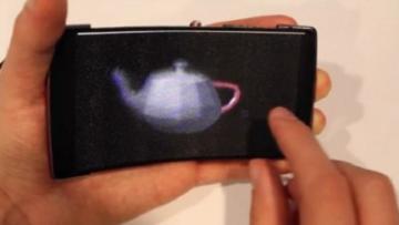 Ученые создали первый в мире гибкий голографический смартфон