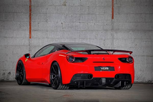 Сверхмощный спорткар Ferrari 488 GTB от ателье VOS GmbH (ФОТО)