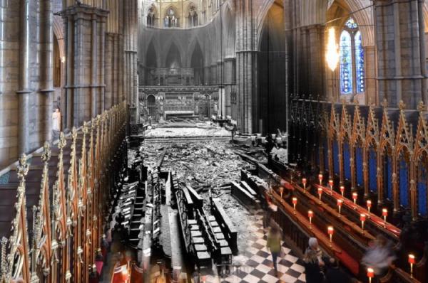 Отголоски войны: масштабный фотопроект, посвященный бомбардировке Лондона во время Второй мировой (ФОТО)