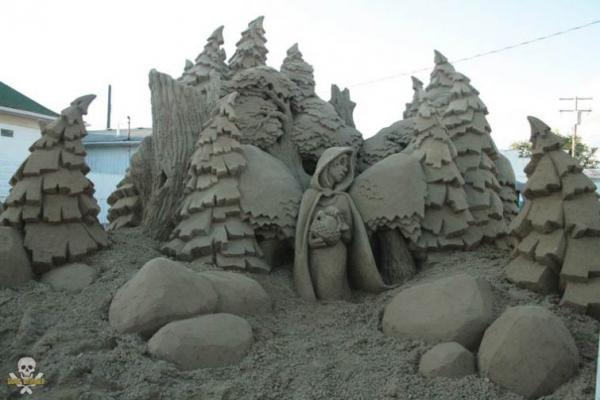 Потрясающие песчаные скульптуры, глядя на которые трудно поверить, что они сделаны из песка (ФОТО) 