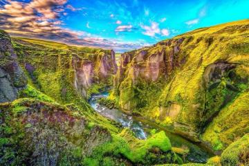 Чудо природы. Красивейший каньон Исландии (ФОТО)