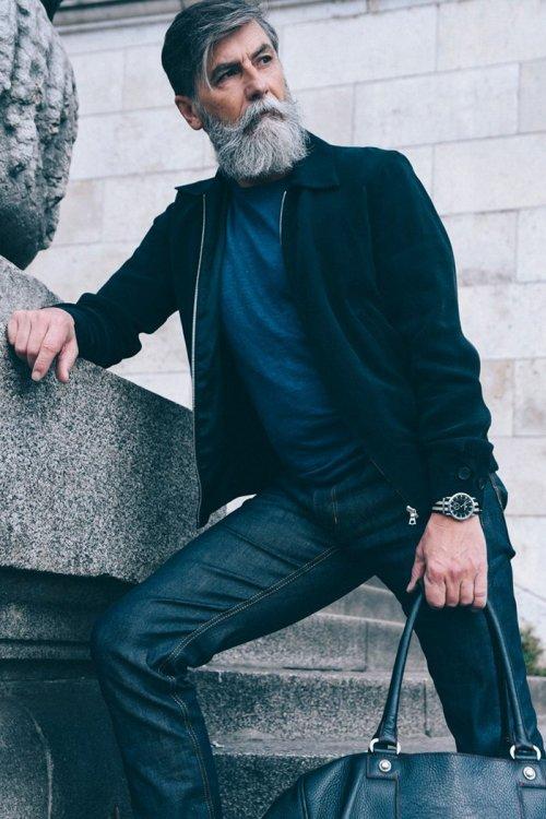 60-летний француз отрастил бороду и стал fashion-моделью (ФОТО)