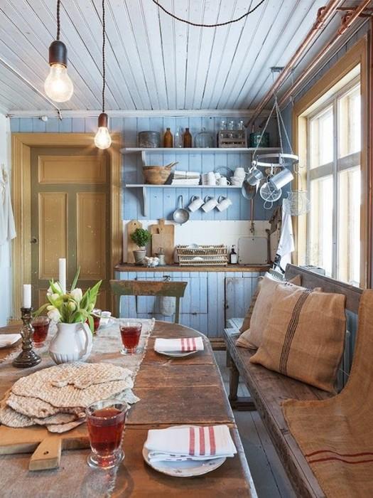 Кухня в деревенском стиле: пять идей для летнего интерьера (ФОТО)