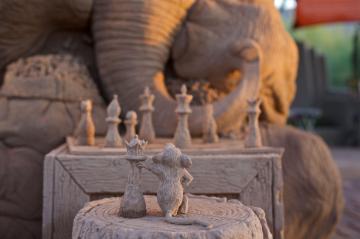 Песчаные слоны. Необычные творения Рея Виллафейна (ФОТО)