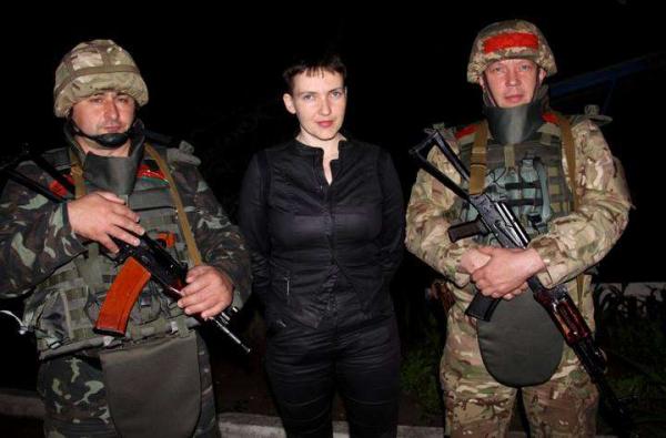 Надежда Савченко удивила бойцов АТО (ФОТО)