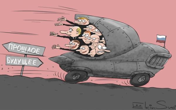 Известный карикатурист высмеял политику Путина