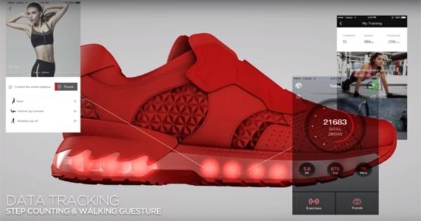 Lenovo Tech World: «умные» кроссовки с процессором Intel (ФОТО)