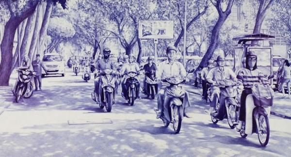 Удивительная красота: картины, созданные с помощью шариковой ручки (ФОТО)