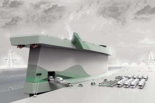 Фантастическое будущее флотов - корабль-парус (ФОТО)