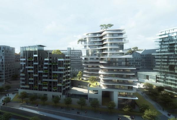Футуристическое здание в центре Парижа: амбициозный проект от архитекторов из Китая (ФОТО)