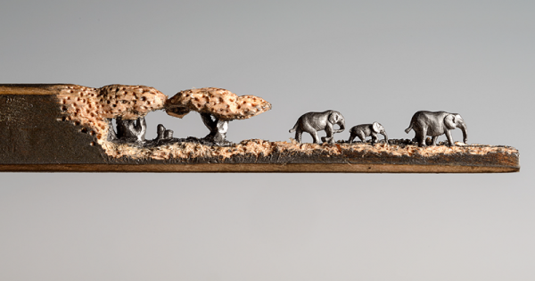Скульптуры, вырезанные из обычных карандашей, которые поражают воображение (ФОТО)