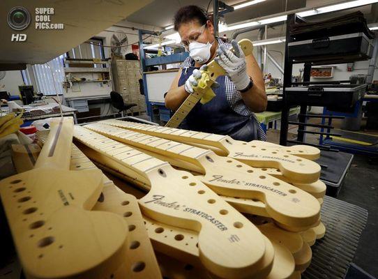 Рождение звука: как делают гитары Fender  (ФОТО)