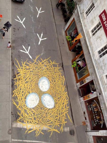 Великолепный стрит-арт на дорогах Монреаля (ФОТО)