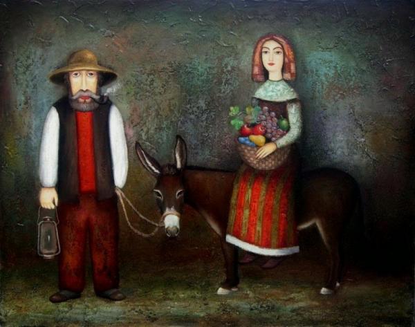 Ощущение праздника: позитивные картины в исполнении художника из Грузии (ФОТО)