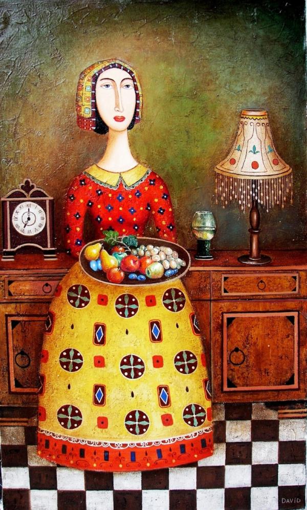 Ощущение праздника: позитивные картины в исполнении художника из Грузии (ФОТО)