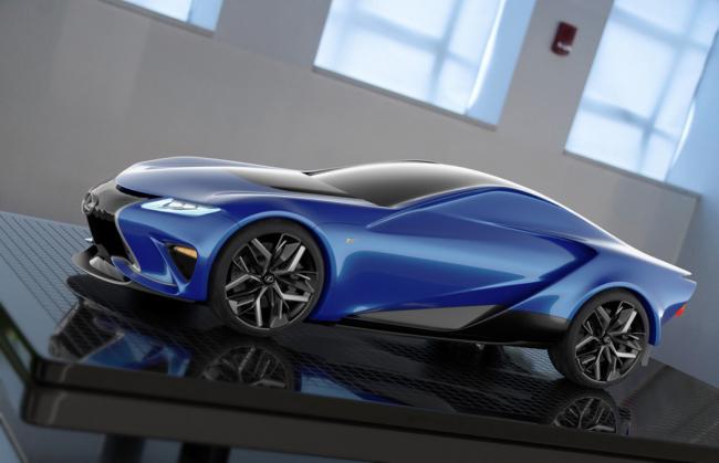 В Сети появились первые рендеры Lexus LF-LA (ФОТО)