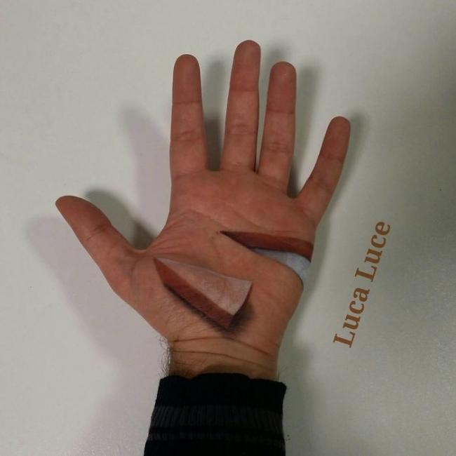 Невероятные 3D-татуировки на ладонях, которые взорвут ваш мозг (ФОТО)
