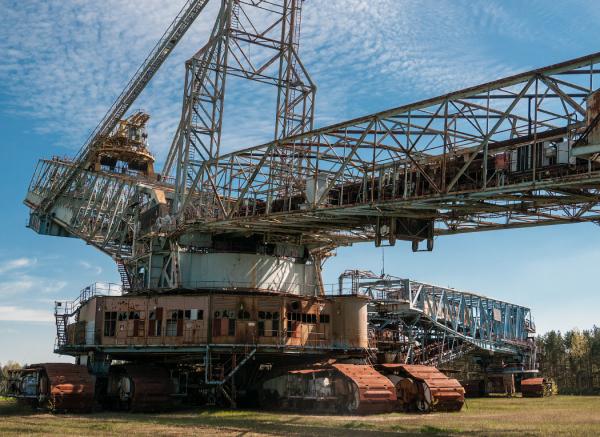 Гигантская машина: заброшенный экскаватор в Германии (ФОТО)