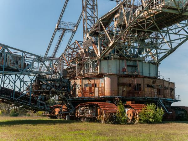 Гигантская машина: заброшенный экскаватор в Германии (ФОТО)