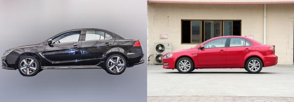 В Сети появились первые фотографии нового седана Mitsubishi Lancer