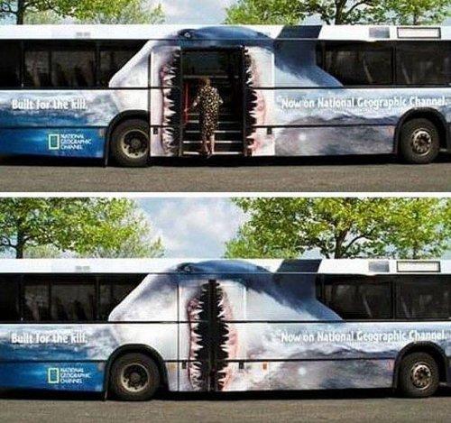Креативная реклама на автобусах (ФОТО)