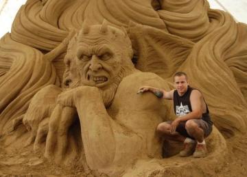 Как создаются песчаные скульптуры (ФОТО)