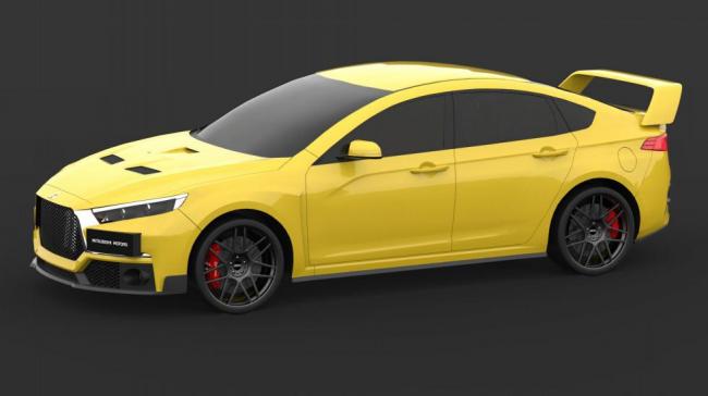 В Сети появились рендеры нового Mitsubishi Lancer Evo (ФОТО)