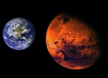 Метеориты, упавшие на поверхность Марса, могли стереть следы жизни на Красной планете