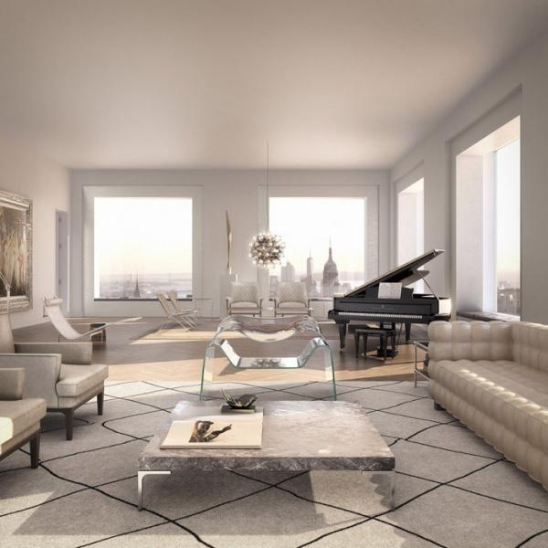Роскошные апартаменты: пентхаус на высоте 426 метров в Нью-Йорке (ФОТО)