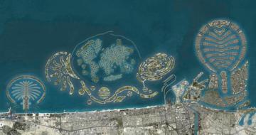Потрясающее творение человека: острова Пальм в Дубаи (ФОТО)