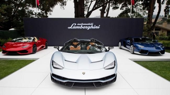 В Сети появились «живые» снимки Lamborghini Centenario Roadster (ФОТО)