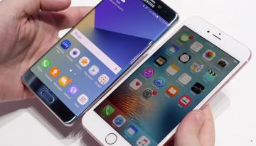 Битва флагманов: Samsung Galaxy Note 7 против iPhone 6s Plus (ФОТО)
