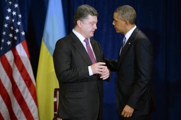 Обама поздравил Порошенко с Днем Независимости Украины