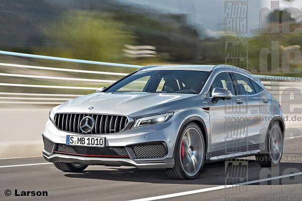 Немецкие СМИ показали новый кроссовер от Mercedes-Benz  (ФОТО)