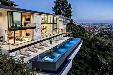 Элегантная роскошь: шикарный особняк на Голливудских холмах (ФОТО)