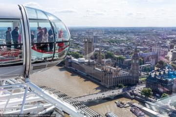 Лондонский глаз - самое высокое колесо обозрения в Европе  (ФОТО)