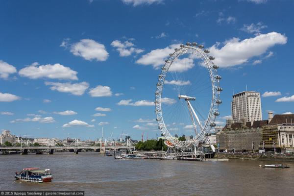 Лондонский глаз - самое высокое колесо обозрения в Европе  (ФОТО)