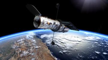 Новый снимок телескопа Hubble - космический "шторм" в недрах Большого Магелланова Облака (ФОТО)