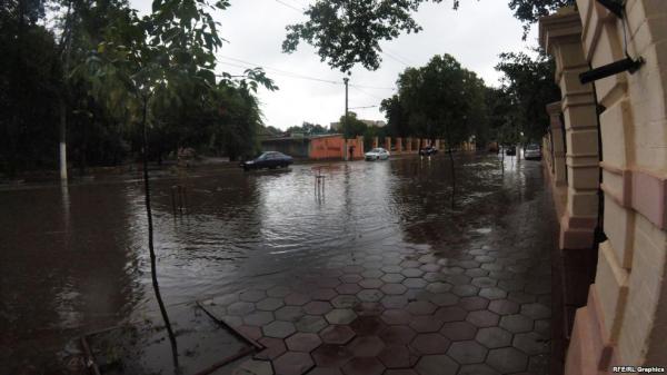 Большая вода морской Одессы (ФОТО)
