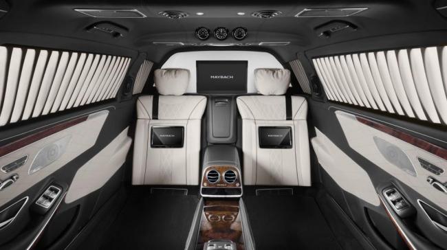 Mercedes представил роскошный лимузин Maybach S600 Pullman (ФОТО)