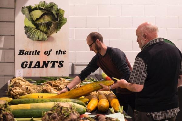 Овощи-монстры на выставке цветов в Великобритании (ФОТО)